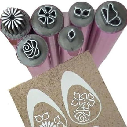 Creative New 6 Pieces Nail Art Stamp Pen Set 6 Pieces Nail Art Stamp Pen with White Nail Glue