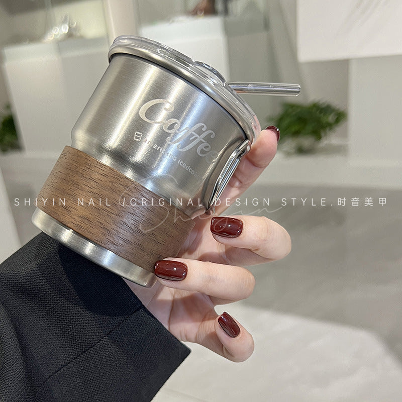 A230 Hand-worn Armor Time Tone Solid Color Mid-length Simple High-end Sense Wine Red Long Ladder Finished Nail Art Patch